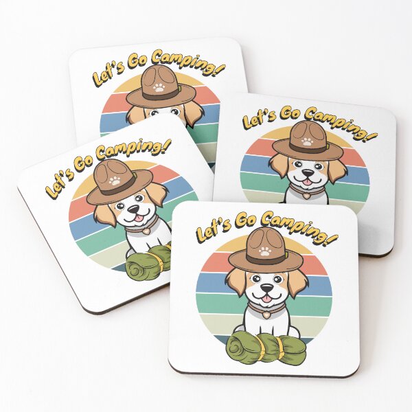 Item preview, Funny Happy Dog Wants to go Camping designed and sold by Pet Station.