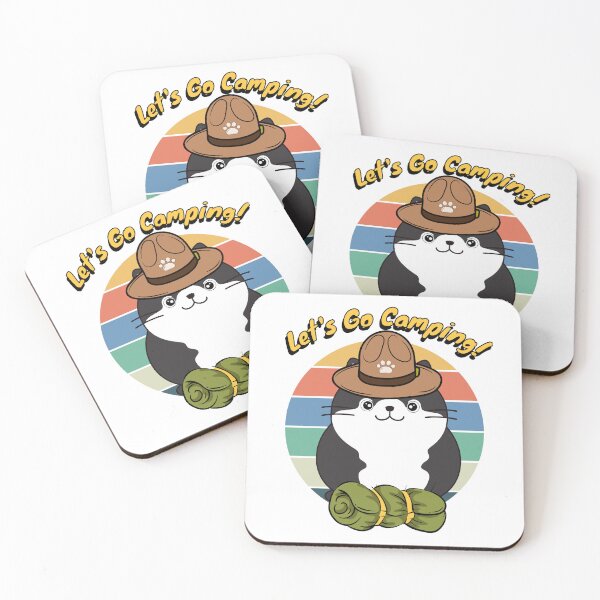 Item preview, Funny Fat cat Wants to go Camping designed and sold by Pet Station.