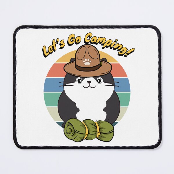 Item preview, Funny Fat cat Wants to go Camping designed and sold by Pet Station.