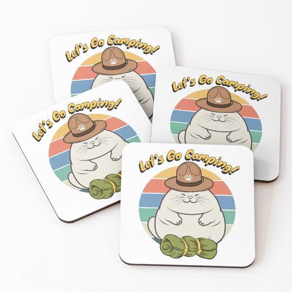 Item preview, Funny Fat cat Wants to go Camping designed and sold by Pet Station.