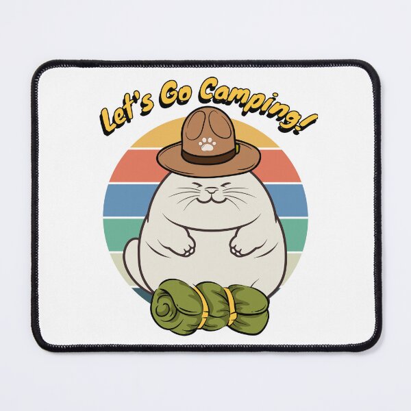 Item preview, Funny Fat cat Wants to go Camping designed and sold by Pet Station.