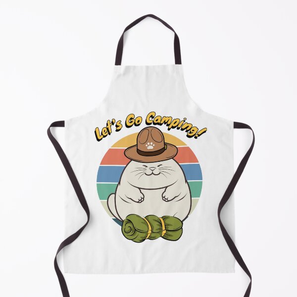 Item preview, Funny Fat cat Wants to go Camping designed and sold by Pet Station.