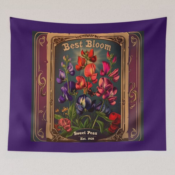 Item preview, Heirloom Sweet Peas Seed Packet - Gardener's Delight designed and sold by David Balzen.