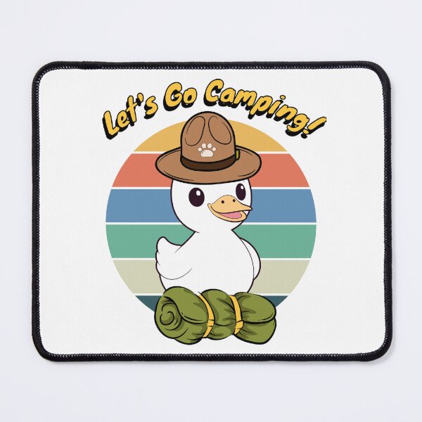 Item preview, Funny duck Wants to go Camping designed and sold by Pet Station.