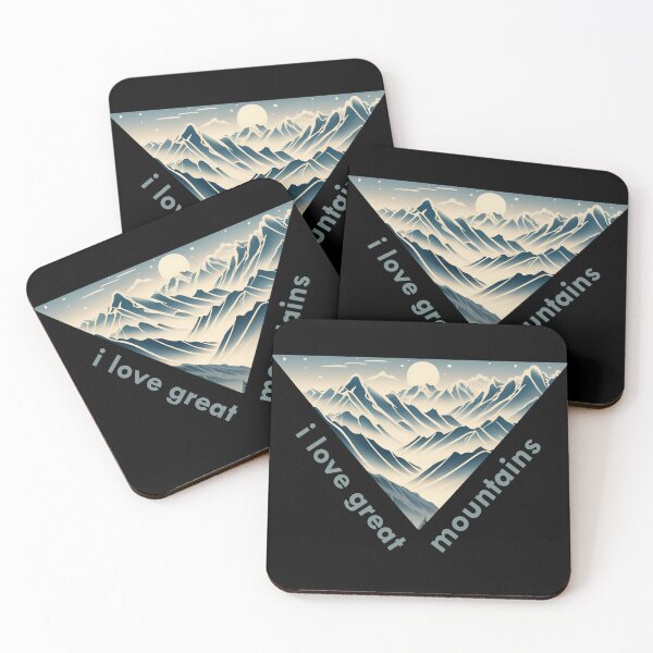 Item preview, I love great mountains designed and sold by moderncolor.