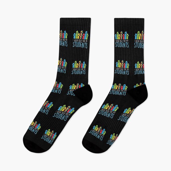Item preview, Wear Blue For My Students Autism Awareness Teacher designed and sold by ARTX4ART.