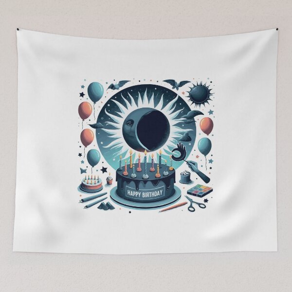 Item preview, solar eclipse birthday designed and sold by TshirtTalkYou.