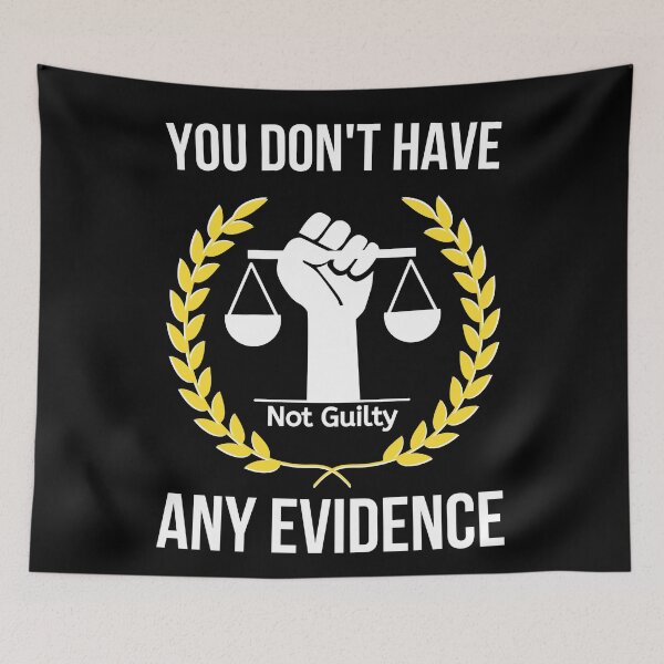 Item preview, You Don't Have Any Evidence designed and sold by BigMovesHustler.