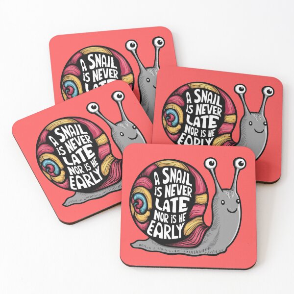 Item preview, A snail is never late nor is he early ! Illustration designed and sold by Azizullah Khan.