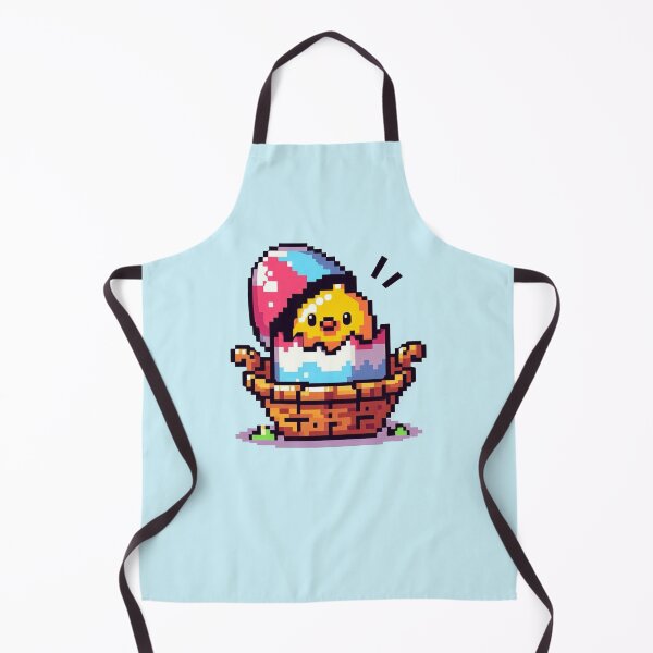 Item preview, Easter Chick Hatching Pixel Art designed and sold by Vibrantpixel47.