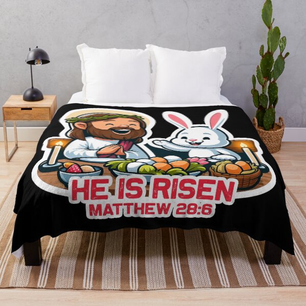 Item preview, Matthew 28:6 He Is Risen designed and sold by plushism.