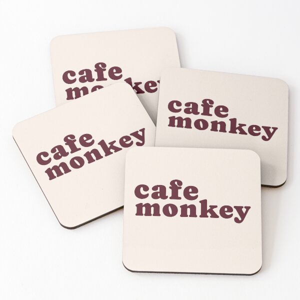 Item preview, cafe monkey designed and sold by merialnam.