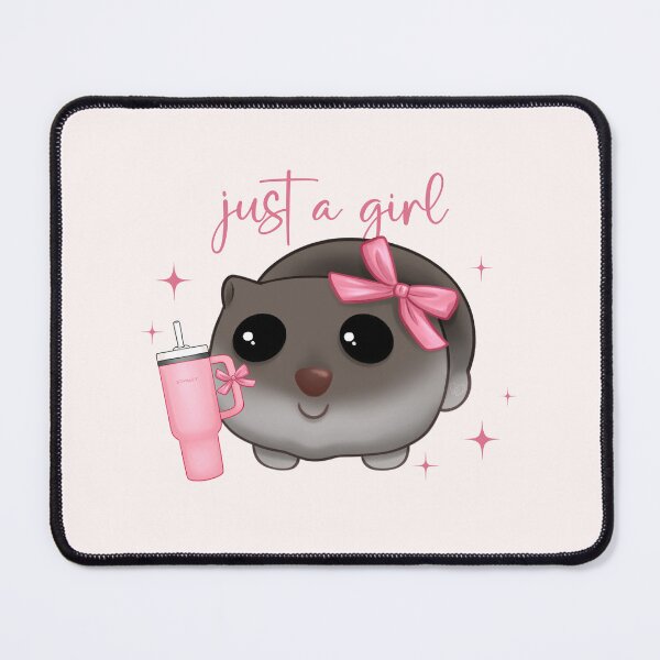 Item preview, Just a girl, I'm literally just a girl, Hamster meme, Hamster girl designed and sold by RosieArtGallery.