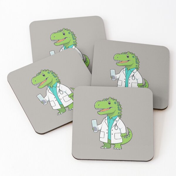 Item preview, Doc T-Rex Dinosaur with lab coat designed and sold by Atlantico54.
