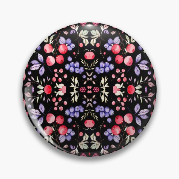 Item preview, Mixed berries On black designed and sold by Flowersonstuff.