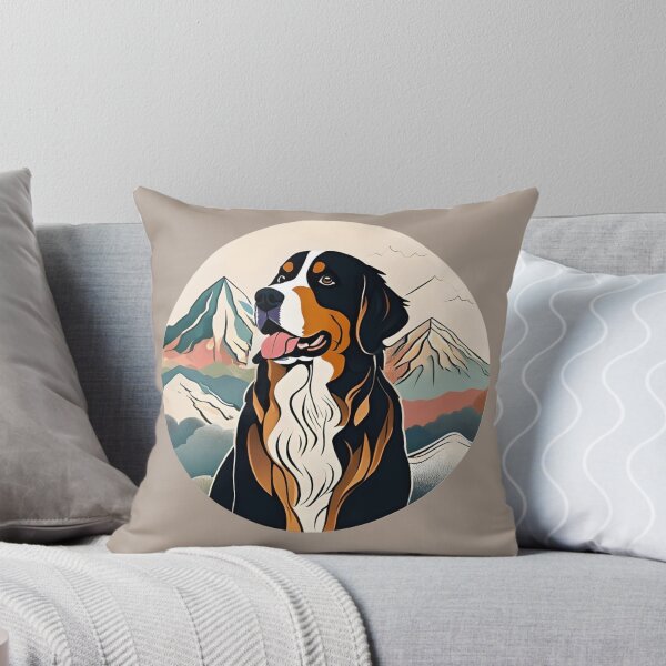 Artikelvorschau, Berner Sennenhund - Bergkonturen entworfen und verkauft von Kappadog.