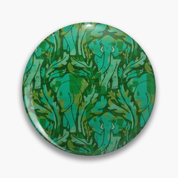 Item preview, Jumbo Jungle Safari Elephant Camouflage in the Rainforest designed and sold by Rochelle Carr.