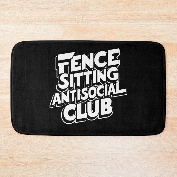 Item preview, Fence Sitting Antisocial Club designed and sold by Belarte.shop.