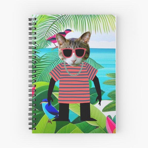 Item preview, Bad ass cat in the tropics designed and sold by GasconyPassion.