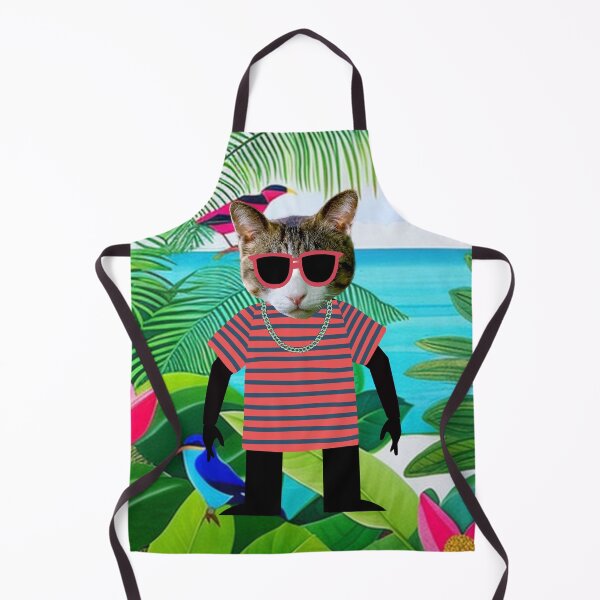 Item preview, Bad ass cat in the tropics designed and sold by GasconyPassion.