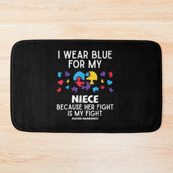 Item preview, I Wear Blue For Niece Fight Autism Awareness Aunt Uncle designed and sold by ARTX4ART.