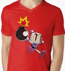 Bomberman Men's V-Neck T-Shirt