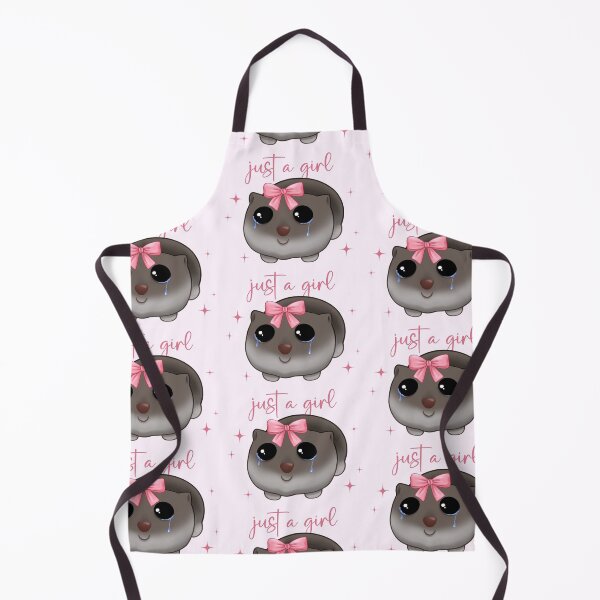 Item preview, Just a girl, I'm literally just a girl, Hamster meme, Hamster girl designed and sold by RosieArtGallery.