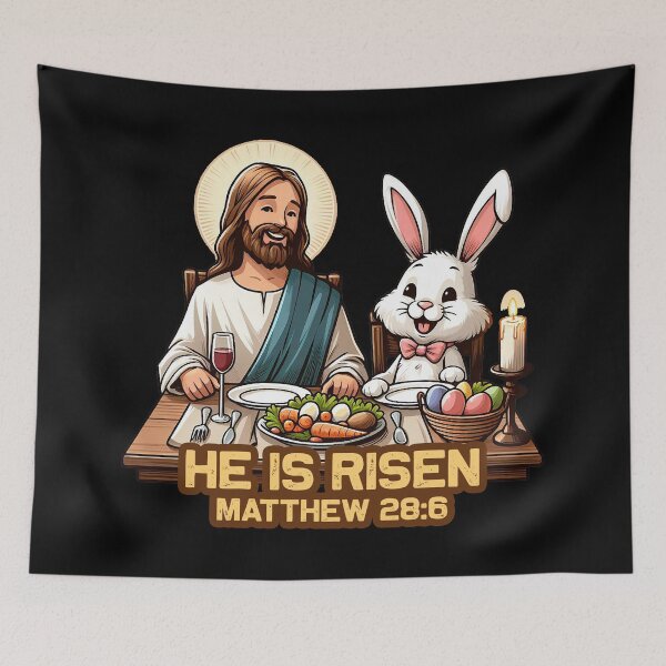 Item preview, Matthew 28:6 He Is Risen designed and sold by plushism.