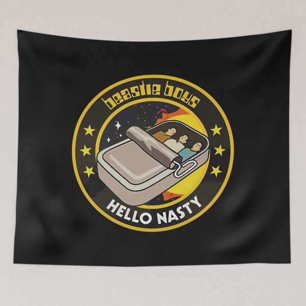 Item preview, Hello Nasty The Beastie Rap Rock Sardine Boys designed and sold by JennifeReynold.
