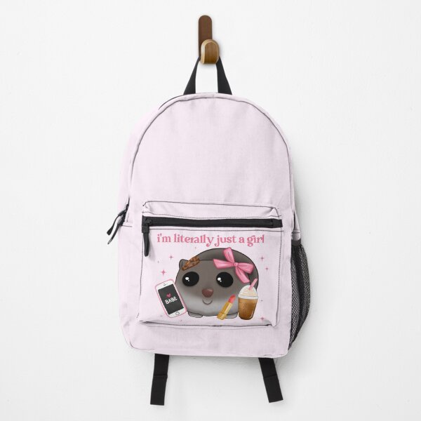 Item preview, Just a girl, I'm literally just a girl, Hamster meme, Hamster girl designed and sold by RosieArtGallery.
