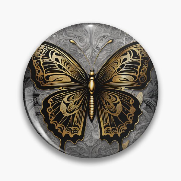 Item preview, Gold & Silver 3D Decorative Butterfly Art designed and sold by Trevor Hirst.