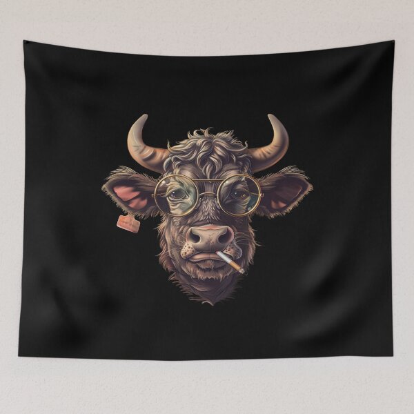 Item preview, Bad dairy cow sticker designed and sold by S-ZYBI.