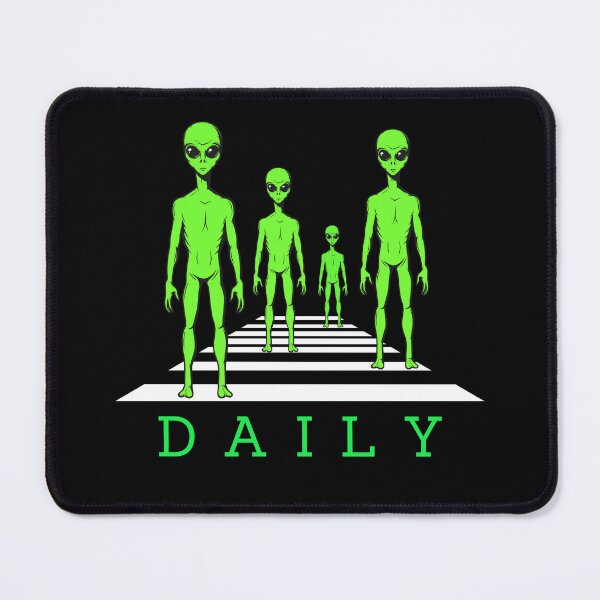Item preview, Aliens in crosswalk designed and sold by MoreCasual.