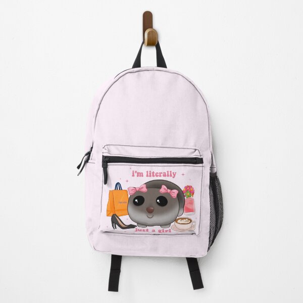 Item preview, Just a girl, I'm literally just a girl, Hamster meme, Hamster girl designed and sold by RosieArtGallery.