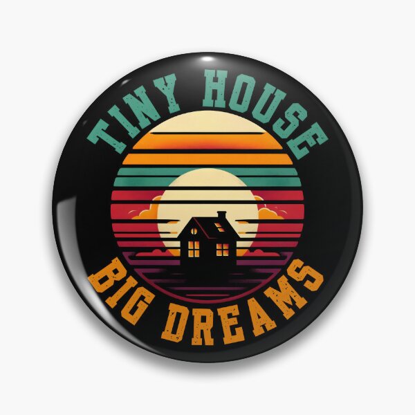 Item preview, Tiny House, Big Dreams Sunset Illustration. Tiny house movement designed and sold by Unitepeople.