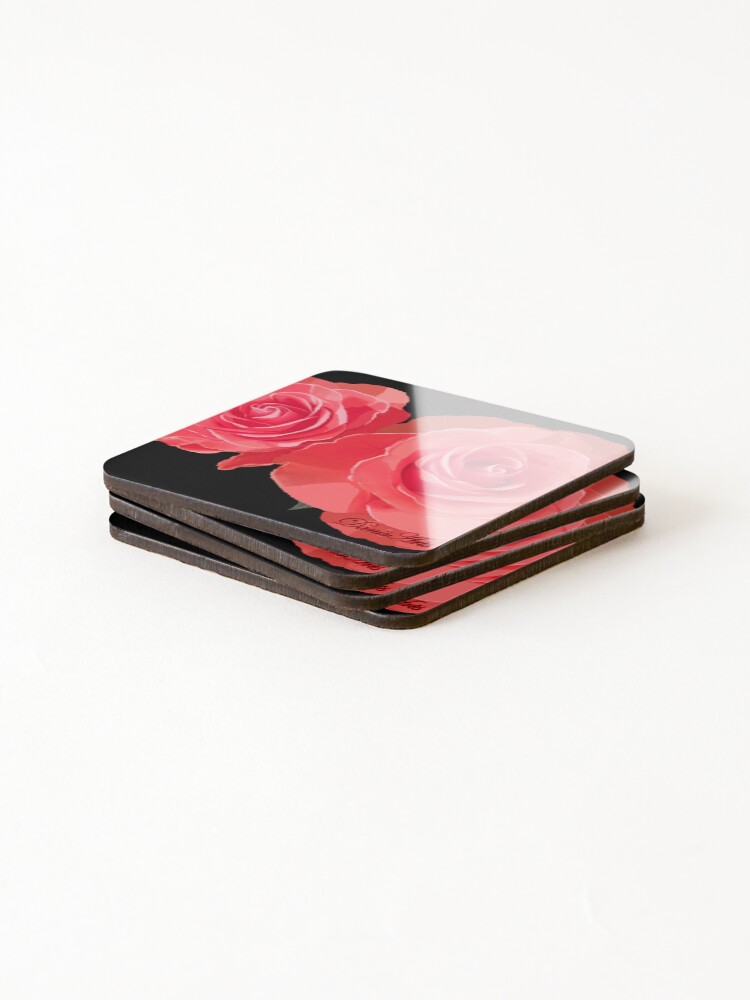 Thumbnail 4 of 5, Coasters (Set of 4), Splendid Roses designed and sold by Danisa84.