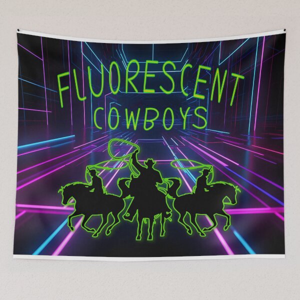 Item preview, Fluorescent Cowboys: Neon Sihouettes and Lasso Dreams designed and sold by MysticOzzy.