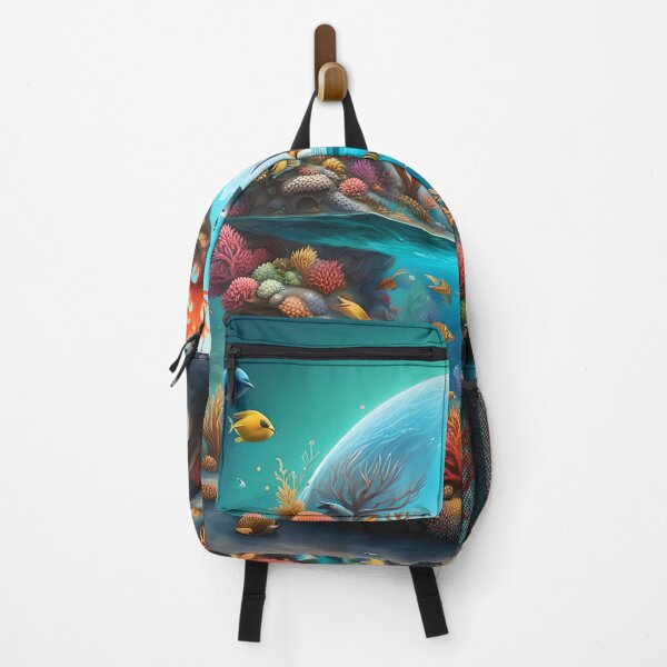 Item preview, Underwater globe with corals and fish and a bird designed and sold by Conservation Art Emporium.