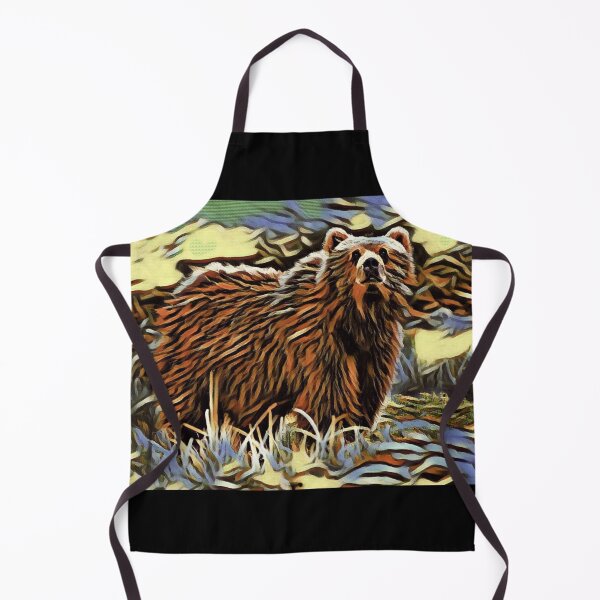 Item preview, Cool Kodiak Bear Grazer - Watercolor Print designed and sold by TGAL2.
