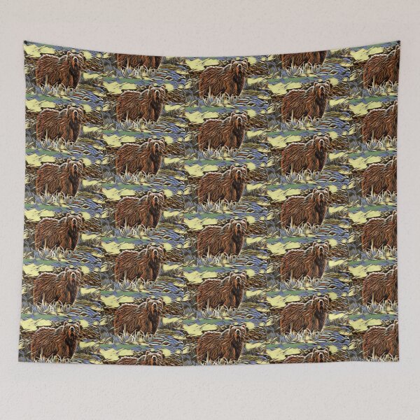 Item preview, Cool Kodiak Bear Grazer - Watercolor Print designed and sold by TGAL2.