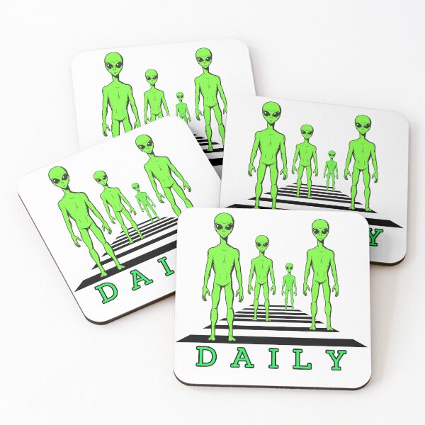 Item preview, Aliens in crosswalk designed and sold by MoreCasual.