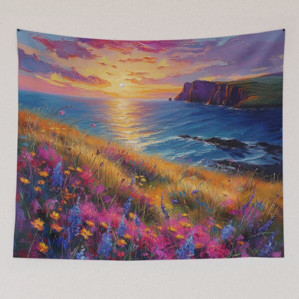 Item preview, Flowered Cliff 2 designed and sold by Dawn van Doorn.