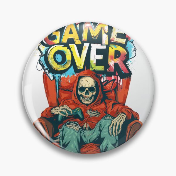 Item preview, Gamer’s End: Colorful, Artistic Representation of Game Over designed and sold by 271Studio.