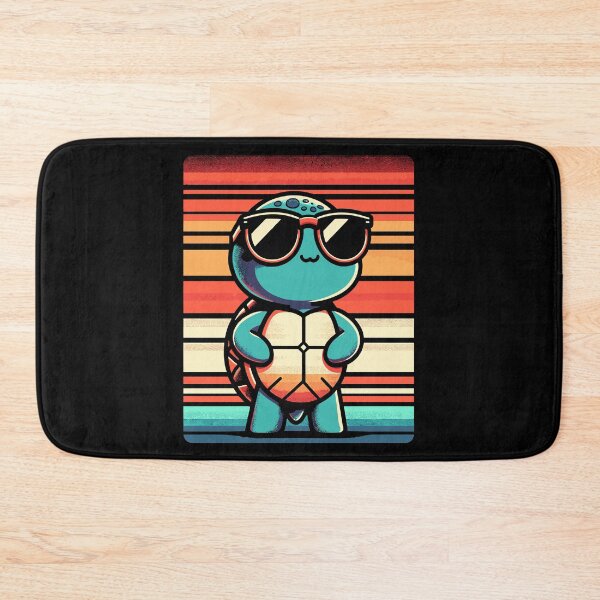 Item preview, Retro Turtle in Sunglasses BBQ Pool Party Funny Turtle designed and sold by KsuAnn.