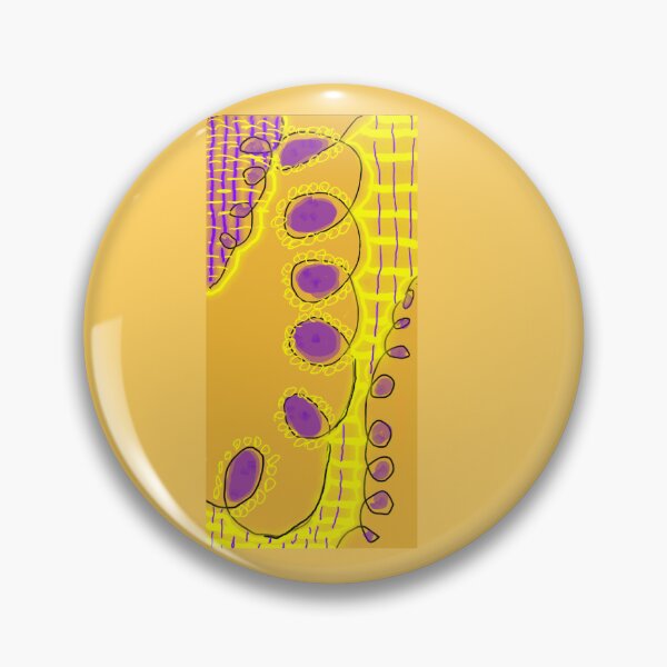 Item preview, Yellow and purple doodle  designed and sold by DancingCreek.