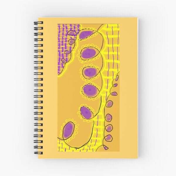 Item preview, Yellow and purple doodle  designed and sold by DancingCreek.