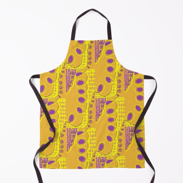 Item preview, Yellow and purple doodle  designed and sold by DancingCreek.