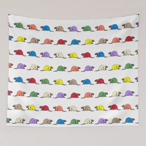 Item preview, Castor americano, arte de castor, arte animal, arte de animales salvajes, arte de vida silvestre y naturaleza designed and sold by Colleen Macomber.