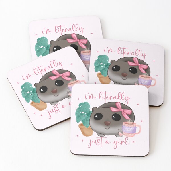 Item preview, Just a girl, I'm literally just a girl, Hamster meme, Hamster girl designed and sold by RosieArtGallery.