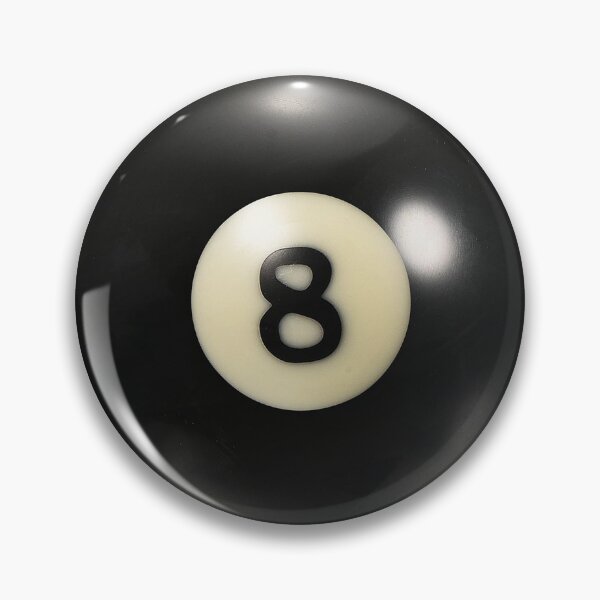 Item preview, Vintage Snooker Billiard 8 Ball  designed and sold by midlands-1993.
